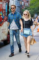 DAKOTA FANNING and Jamie Strachan Out and About in New  York 0806