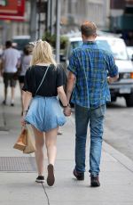 DAKOTA FANNING and Jamie Strachan Out and About in New  York 0806