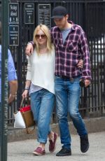 DAKOTA FANNING and Jamie Strachan Out and About in New  York 1906