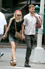 DAKOTA FANNING and Jamie Strachan Out Shopping in New  York 1006