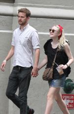 DAKOTA FANNING and Jamie Strachan Out Shopping in New  York 1006