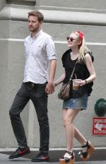 DAKOTA FANNING and Jamie Strachan Out Shopping in New  York 1006