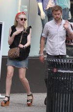 DAKOTA FANNING and Jamie Strachan Out Shopping in New  York 1006