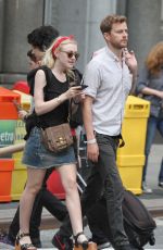 DAKOTA FANNING and Jamie Strachan Out Shopping in New  York 1006