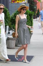 DAKOTA JOHNSON Leaves Her Hotel