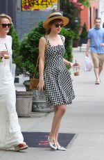 DAKOTA JOHNSON Leaves Her Hotel