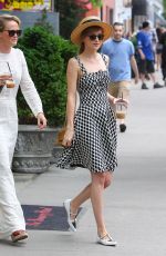 DAKOTA JOHNSON Leaves Her Hotel