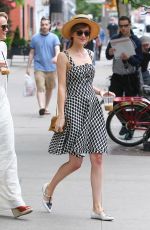 DAKOTA JOHNSON Leaves Her Hotel