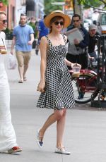 DAKOTA JOHNSON Leaves Her Hotel