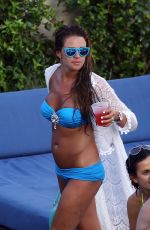 DANIELLE LLOYD in Bikini at a Pool in Las Vegas