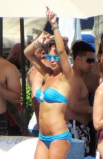 DANIELLE LLOYD in Bikini at a Pool in Las Vegas