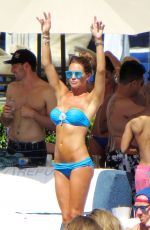 DANIELLE LLOYD in Bikini at a Pool in Las Vegas