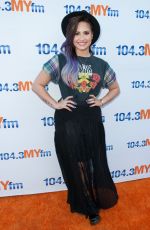 DEMI LOVATO at 104.3 MY FM Presents My Big Night Out in Hollywood