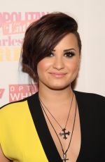 DEMI LOVATO at Cosmopolitan Fun, Fearless Latina Awards in New York