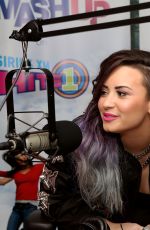 DEMI LOVATO at SiriusXM Studios in New York