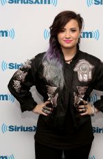 DEMI LOVATO at SiriusXM Studios in New York
