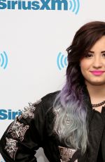 DEMI LOVATO at SiriusXM Studios in New York