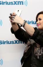 DEMI LOVATO at SiriusXM Studios in New York