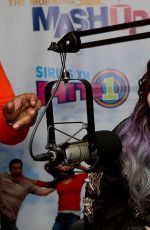 DEMI LOVATO at SiriusXM Studios in New York