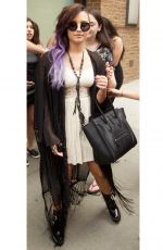 DEMI LOVATO Leaves Z100 Studios in New York
