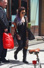 DEMI LOVATO Out and About in New York 2006
