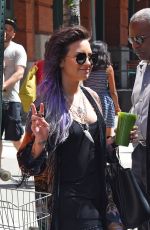 DEMI LOVATO Out and About in New York 2006