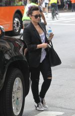 DEMI LOVATO Out in New York 2706