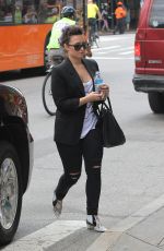 DEMI LOVATO Out in New York 2706