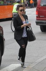 DEMI LOVATO Out in New York 2706