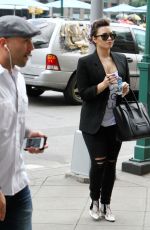 DEMI LOVATO Out in New York 2706