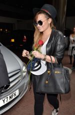 DEMI LOVATO Outside Her Hotel in London