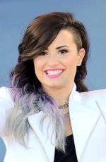 DEMI LOVATO Performs at Good Morning America in New York