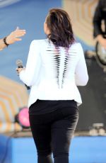 DEMI LOVATO Performs at Good Morning America in New York