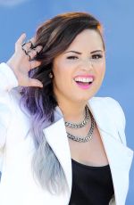 DEMI LOVATO Performs at Good Morning America in New York