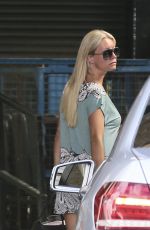 DENISE VAN OUTEN Arrives at ITV Studios in London