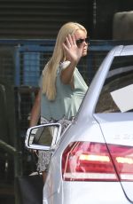 DENISE VAN OUTEN Arrives at ITV Studios in London