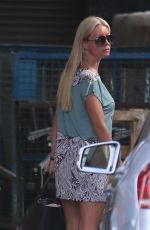 DENISE VAN OUTEN Arrives at ITV Studios in London