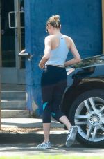 DIANE KRUGER Arrives at a Gym in Los Angeles