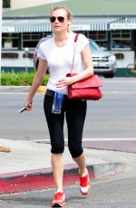 DIANE KRUGER in Leggings Leaves a Gym in West Hollywood