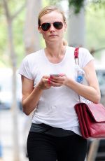 DIANE KRUGER in Leggings Leaves a Gym in West Hollywood