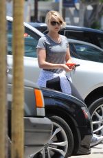 DIANNA AGRON Heading to a Gym in Los Angeles