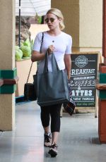 DIANNA AGRON Shopping at Erewhon Market in Hollywood