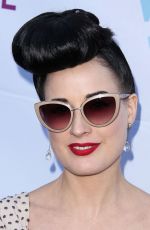 DITA VON TEESE at 2014 Hollywood Bowl Opening Might and Hall of Fame Inductions