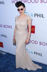 DITA VON TEESE at 2014 Hollywood Bowl Opening Might and Hall of Fame Inductions
