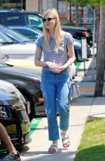 ELLE FANNING Out amd About in West Hollwood 1506