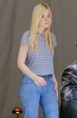 ELLE FANNING Out amd About in West Hollwood 1506