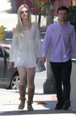 ELLE FANNING Out and About in Los Feliz