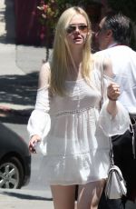 ELLE FANNING Out and About in Los Feliz