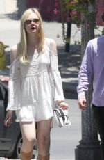 ELLE FANNING Out and About in Los Feliz