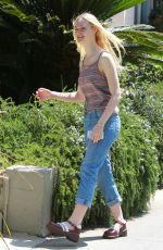 ELLE FANNING Out and About in Studio City 1306